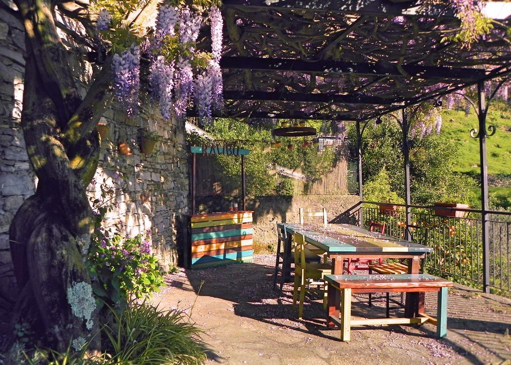 B&B I Glicini Vescina ภายนอก รูปภาพ